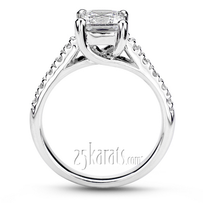 Princess Center Diamond Bridal Ring (0.24ct. tw.) thumbnail 3