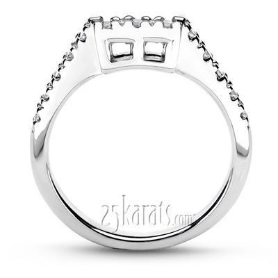 Matching Band With 0.15 ct. tw. For Diamond Bridal Ring thumbnail 3