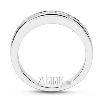 0.63 ct. tw. Channel Set Diamond Bridal Ring thumbnail 3