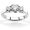 Round Cut Three Stone Diamond Engagement Ring (0.45 ct.tw.)