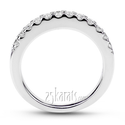 Shared Prong Set Diamond Wedding Band(0.70ct. tw) thumbnail 3