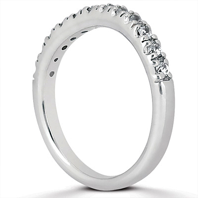 Curved diamond pave set matching band (0.3 ct. tw.) thumbnail 2