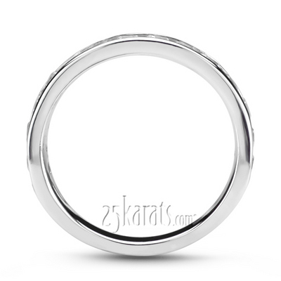 Channel Set Diamond Anniversary Band(1/2 ct. tw.) thumbnail 3