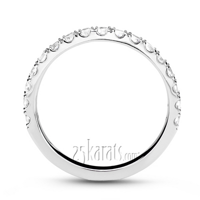 Micro Pave Set  Woman Diamond Ring (1/4 ct. tw.) thumbnail 3