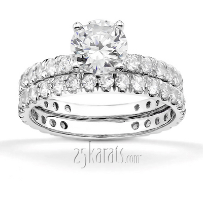 Micro Pave Set  Woman Diamond Ring (1/2 ct. tw.) thumbnail 5