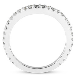 Shared Prong Set Matching band (0.48ct) - view 3