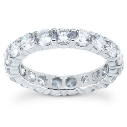 2.70 ct. Round Cut Diamond Eternity Wedding Band