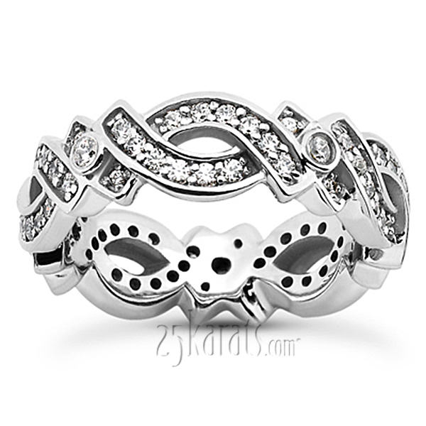 Elegant Bead Set Eternity Wedding Band (0.66 ct. t.w.)