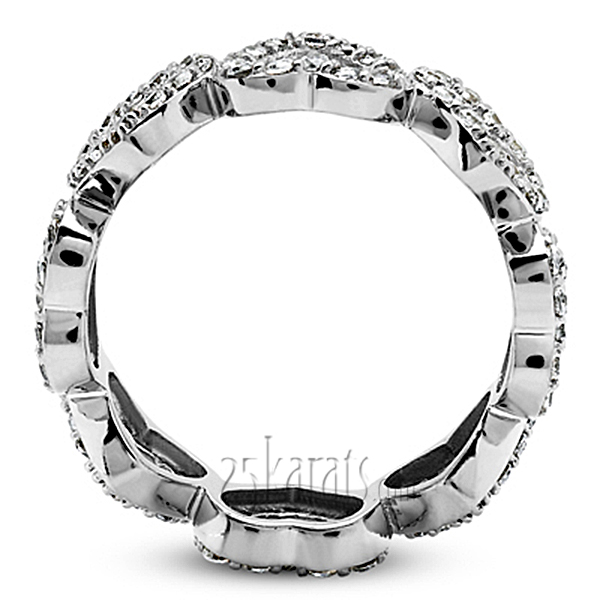 Heart Design Eternity Wedding Band (0.96ct) 2 - view 2