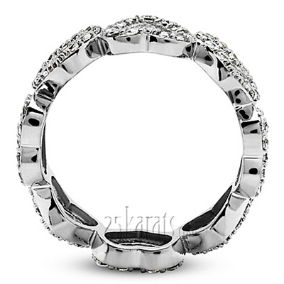Heart Design Eternity Wedding Band (1.44ct) 4 thumbnail 2