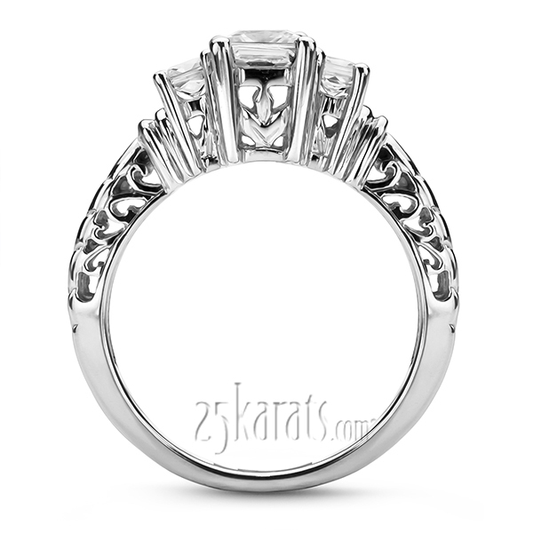 14K white gold Diamond Engagement Ring (0.34 ct. tw.) - alternate view 4