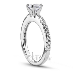 Novo Inspired Diamond Bridal Ring (0.48 ct.tw.) thumbnail 2
