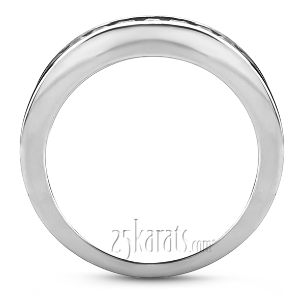 14K white gold Timeless Channel Set Diamond Wedding Ring (3/8 ct. tw.) - alternate view 3