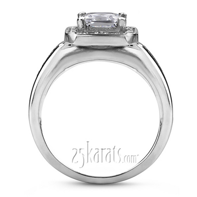 Channel Set Princess Diamond Bridal Ring (0.30 t.c.w.) thumbnail 4