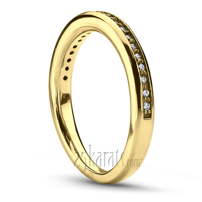 0.17 ct. Round Cut Prong Set Diamond Bridal Ring thumbnail 3