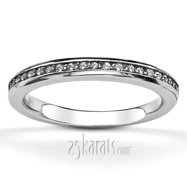 0.19 ct. Round Cut Prong Set Diamond Bridal Ring