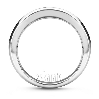 5/8 ct. tw. Princesss Cut Channel Set Diamond Wedding Band thumbnail 4