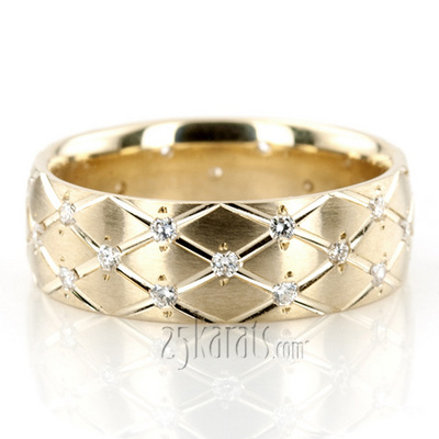 Unique Diamond Wedding Ring 
