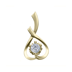 Signature Heart Solitaire Pendant (0.30ct) thumbnail 2