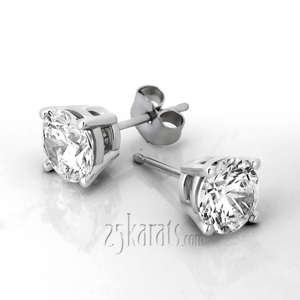 Four Prong Basket Setting I-SI3 Diamond Stud Earrings  (0.25 ct. tw.)