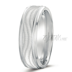 Carved Design Wedding Ring