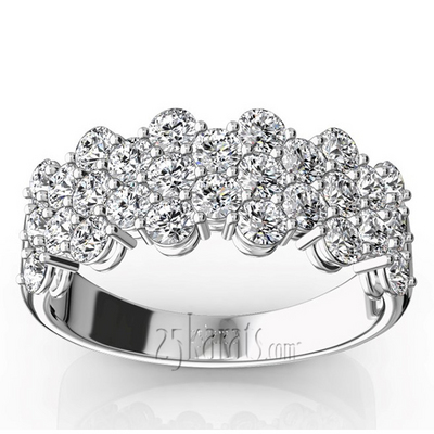 Floating Diamond Anniversary Band (1 3/8 ct. tw.) thumbnail 1