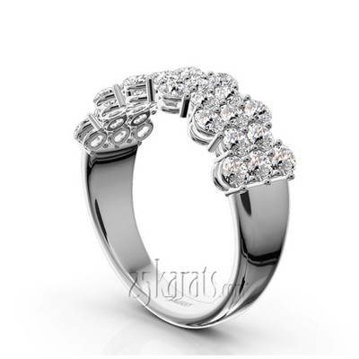 Floating Diamond Anniversary Band (1 3/8 ct. tw.) thumbnail 2