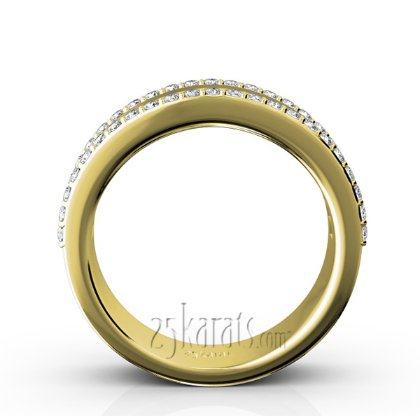 14K white gold Baguette and Brilliant Round Diamond Anniversary Band (1 3/4 ct. tw.) - alternate view 9