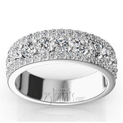 Beautiful Brilliant Woman Anniversary Band (1 1/4 ct. tw.) thumbnail 1