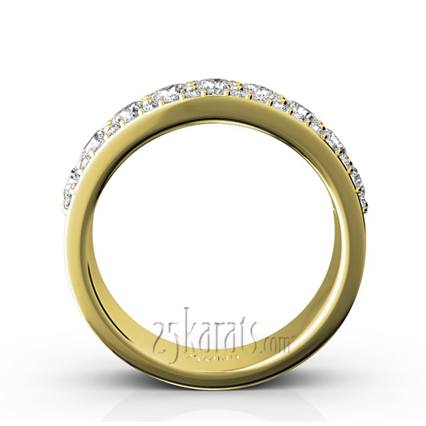 14K white gold Beautiful Brilliant Woman Anniversary Band (1 1/4 ct. tw.) - alternate view 6