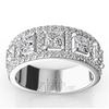 Princess and Brilliant Round Diamond Wedding Anniversary Band (1.85ct. tw.)