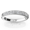 Elegant 9 Stone Princess Cut Diamond Anniversary Band (3/4 ct. t.w.)