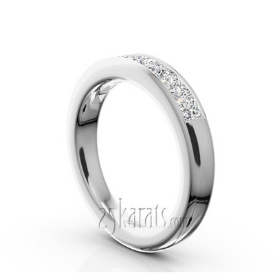 Newly Designed 7 Stone Princess Cut Diamond Anniversary Band (1 1/4 ct. tw.) thumbnail 2