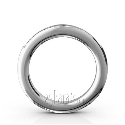 Newly Designed 7 Stone Princess Cut Diamond Anniversary Band (1 1/4 ct. tw.) thumbnail 3