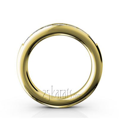 Newly Designed 7 Stone Princess Cut Diamond Anniversary Band (1 1/4 ct. tw.) thumbnail 6