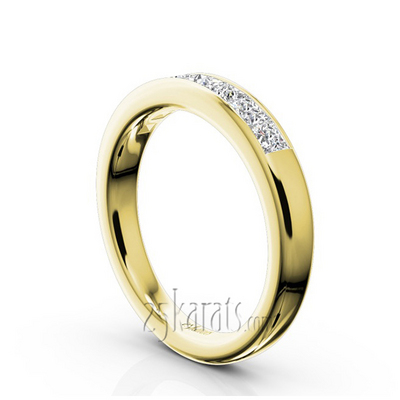 Newly Designed 7 Stone Princess Cut Diamond Anniversary Band  (3/4 ct. tw.) thumbnail 5