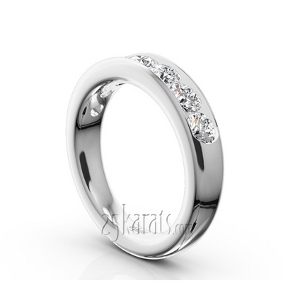 Seven Stone Channel Set Diamond Anniversary Ring (1 1/4 ct. tw.) thumbnail 2