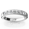 Seven Stone Channel Set Diamond Anniversary Ring (1/2 ct. t.w.)