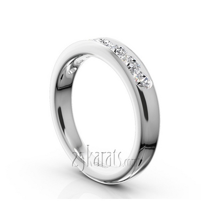 Seven Stone Channel Set Diamond Anniversary Ring (3/4 ct. tw.) thumbnail 2