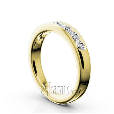 Seven Stone Channel Set Diamond Anniversary Ring (3/4 ct. tw.) thumbnail 5