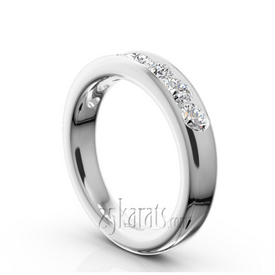 Seven Stone Channel Set Diamond Anniversary Ring (1.00 ct. tw.) thumbnail 4