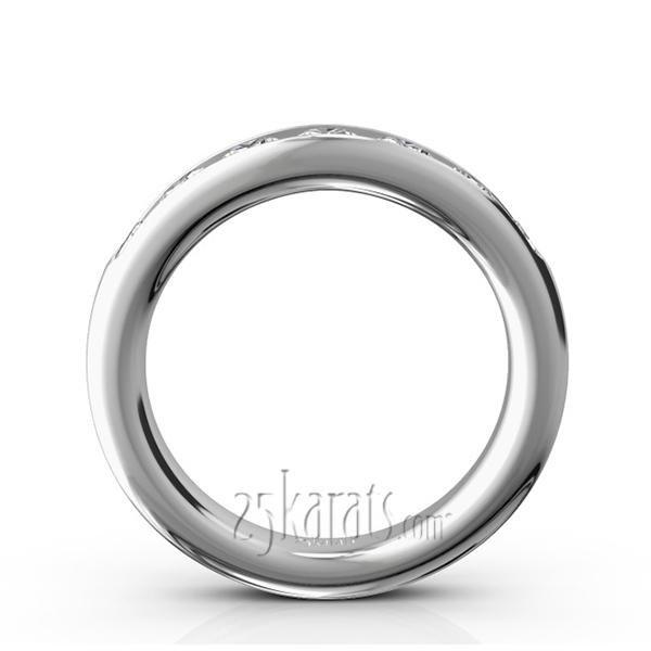 14K white gold Seven Stone Channel Set Diamond Anniversary Ring (1.00 ct. tw.) - alternate view 5