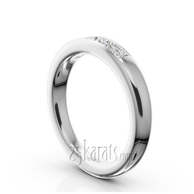 Classic 5 Stone Princes Cut Diamond Anniversary Band (1/2 ct. tw.) thumbnail 2