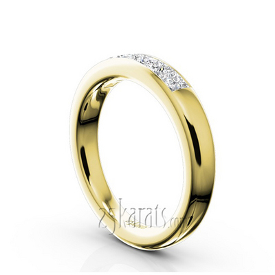 Classic 5 Stone Princes Cut Diamond Anniversary Band (3/4 ct. tw.) thumbnail 5