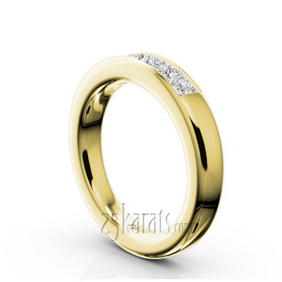 Classic 5 Stone Princes Cut Diamond Anniversary Band (1 ct. tw.) thumbnail 5