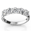 Low Set Trellis Setting 5 Stone Round Shank Anniversary Band (1.25ct. tw.)