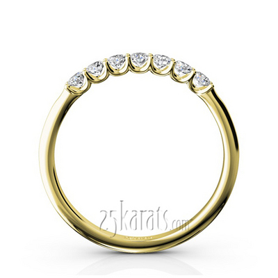 New Classic 7-Stone U-Prong Woman Ring (1/4 ct. tw.) thumbnail 6