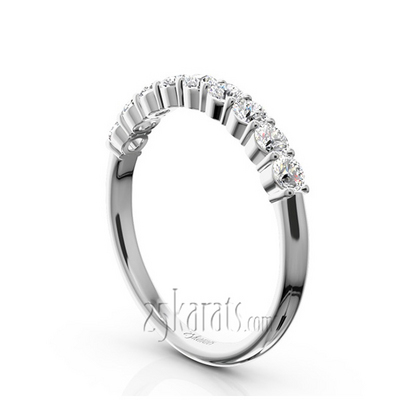 Classic 9 Stone Women's Diamond Band (1/2 ct. tw.) thumbnail 2