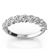 Round Brilliant Closed Basket Setting 9 Stone Anniversary Band (1.00 ct. t.w.)