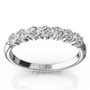 Classic 7 Stone Basket Setting Woman Diamond Ring  (1/2 ct. tw.)